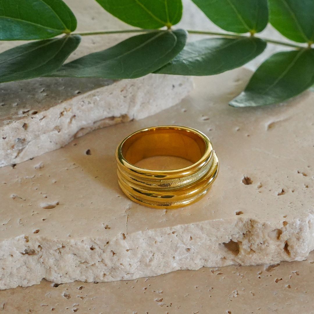 Ginevra Layered Gold Ring