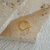 Alba Wave Gold Ring