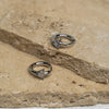 Adelina Triangle Gem Hoop Earrings