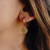 Agnes Charm Huggie Earrings