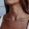 Aurora Round Cut Pendant Necklace