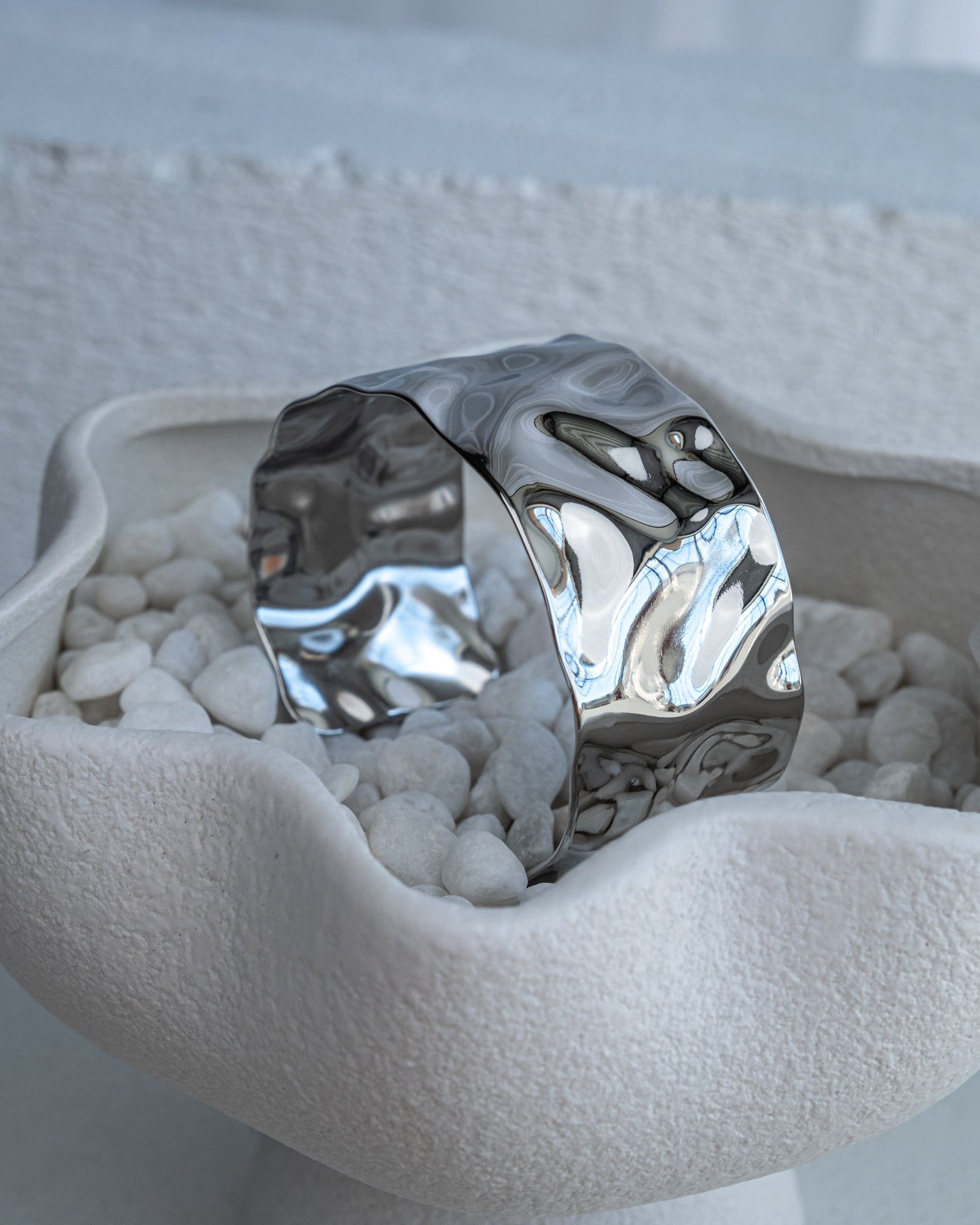 Maeva Hammered Cuff Bracelet