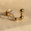 Lyra Orbit Stud Earrings