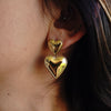 Isabella Heart Earrings