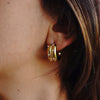 Saskia Gold Hoop Earring