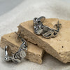 Dzintra Abstract Hoop Earrings