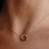 Elina Ring Pendant Necklace