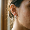 Eliska Zirconia Huggie Earrings