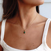 Elodie Emerald Cut Pendant Necklace
