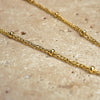 Fable Beaded Gold Chain Necklace