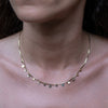 Fabiana Gold Necklace when worn