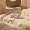Miluse Dotted Gold Stud Earrings