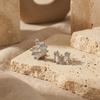 Miluse Dotted Gold Stud Earrings