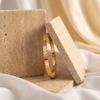 Helga Dot-Textured Bangle Bracelet