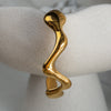 Franja Wavy Cuff Bangle