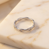 Gabriela Star Etched Ring