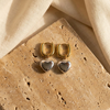 Valentina Two Tone Heart Earrings