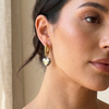 Valentina Two Tone Heart Earrings