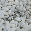 Greta Oval Huggie Earrings