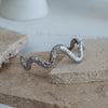 Amalia Wave Cuff Bracelet
