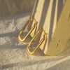 Kamila Gold U-Hoop Earrings