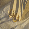 Kamila Gold U-Hoop Earrings