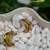 Larisa Twisted Gold Hoop Earrings