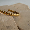 Leona Gold Pebbled Cuff Bracelet