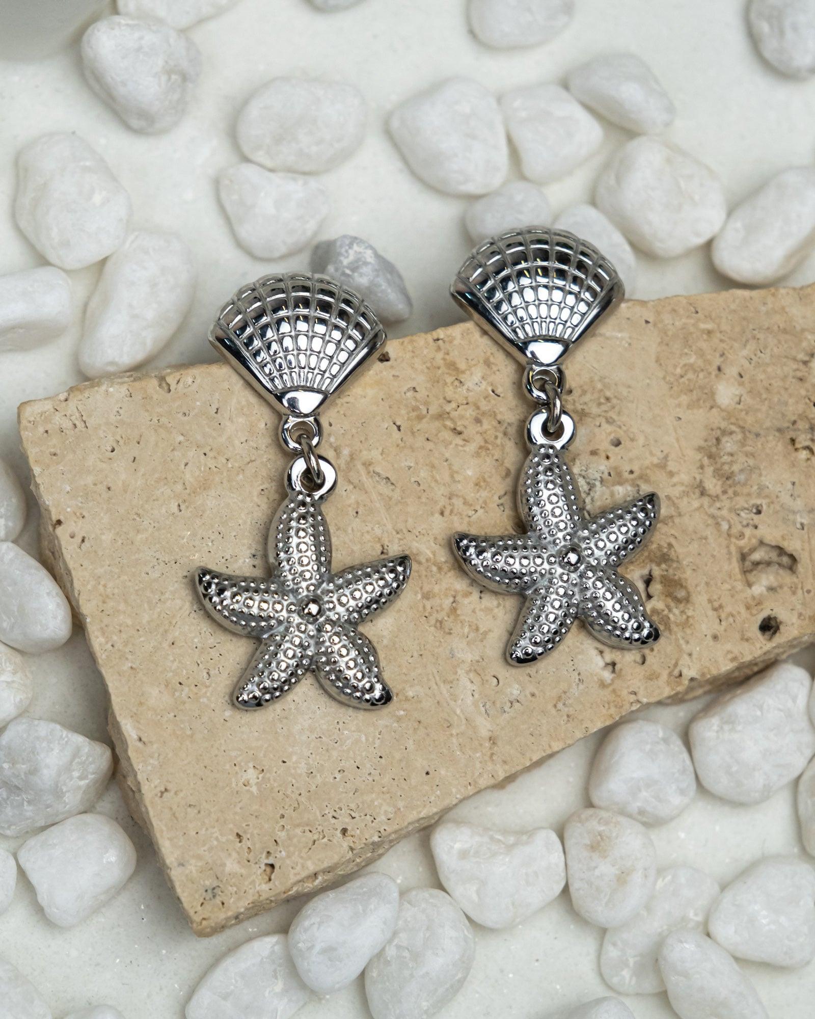 Paloma Starfish Drop Stud Earrings