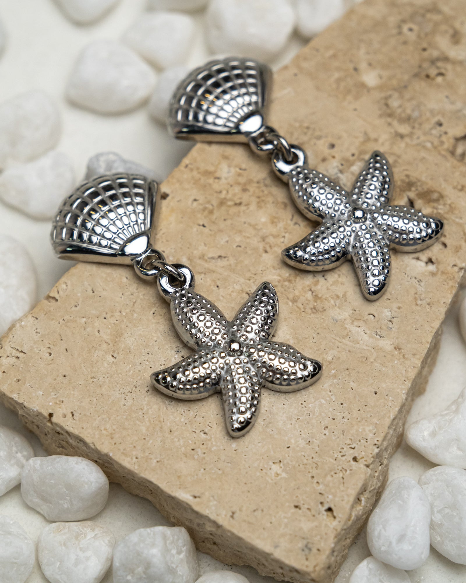 Paloma Starfish Drop Stud Earrings