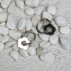 Magdalena Flower Huggie Earrings