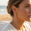 Mariam Classic Gold Hoop Earrings