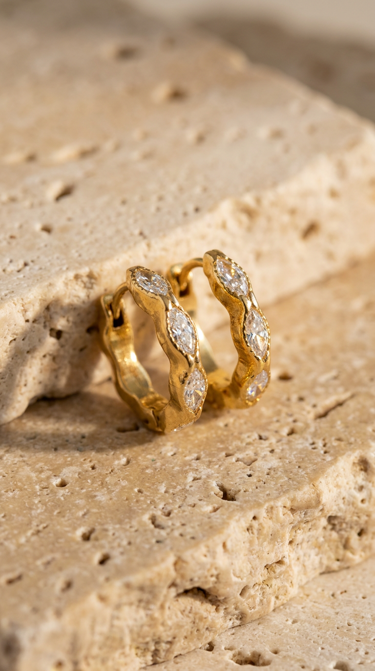 Eivor Huggie Earrings