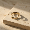 Celia Sculpted Open Ring