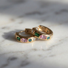 Amara Zirconia Huggie Earrings