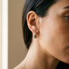 Amara Zirconia Huggie Earrings