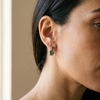 Amara Zirconia Huggie Earrings