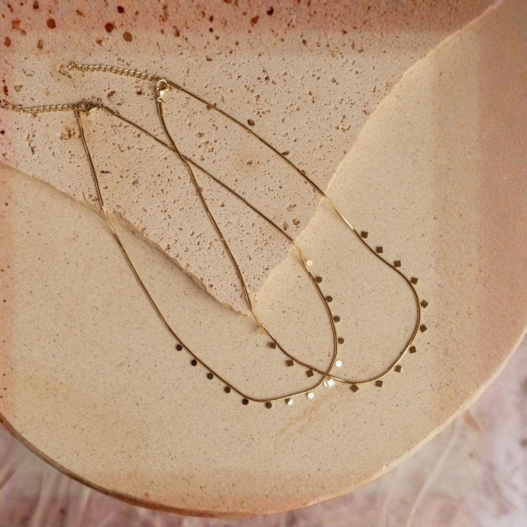 Natalia Shapes Station Necklace