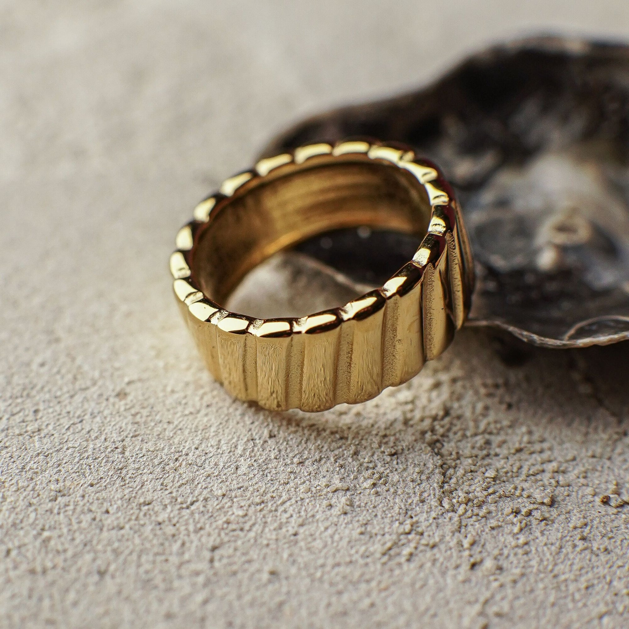 Nataliya Chunky Groove Ring