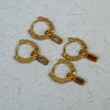 Noemi Gem Drop Earrings (Gold)