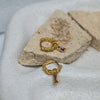 Noemi Gem Drop Earrings (Gold)