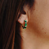 Paulina Zirconia Hoop Earrings