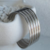 Simona Ribbed Cuff Bracelet