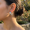Miluse Dotted Gold Stud Earrings
