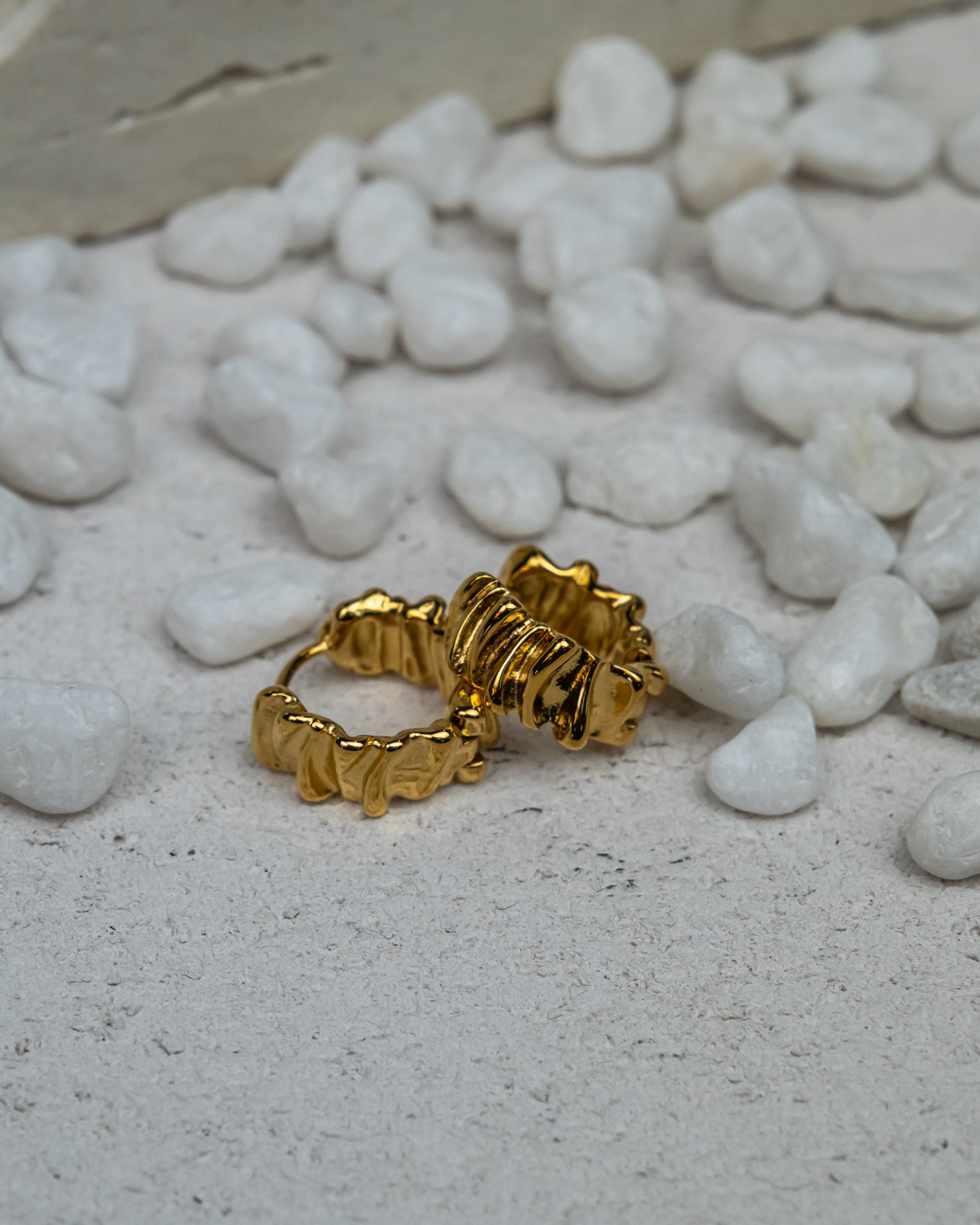 Siri Gold Hoop Earrings