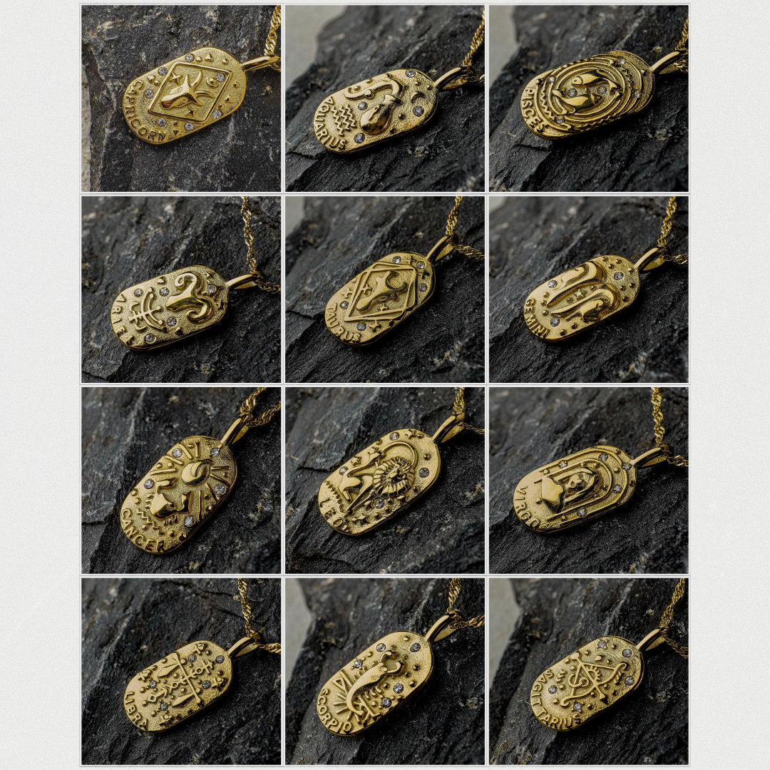 Star Sign Drop Necklace