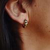 Tatiana Zirconia Huggie Earrings