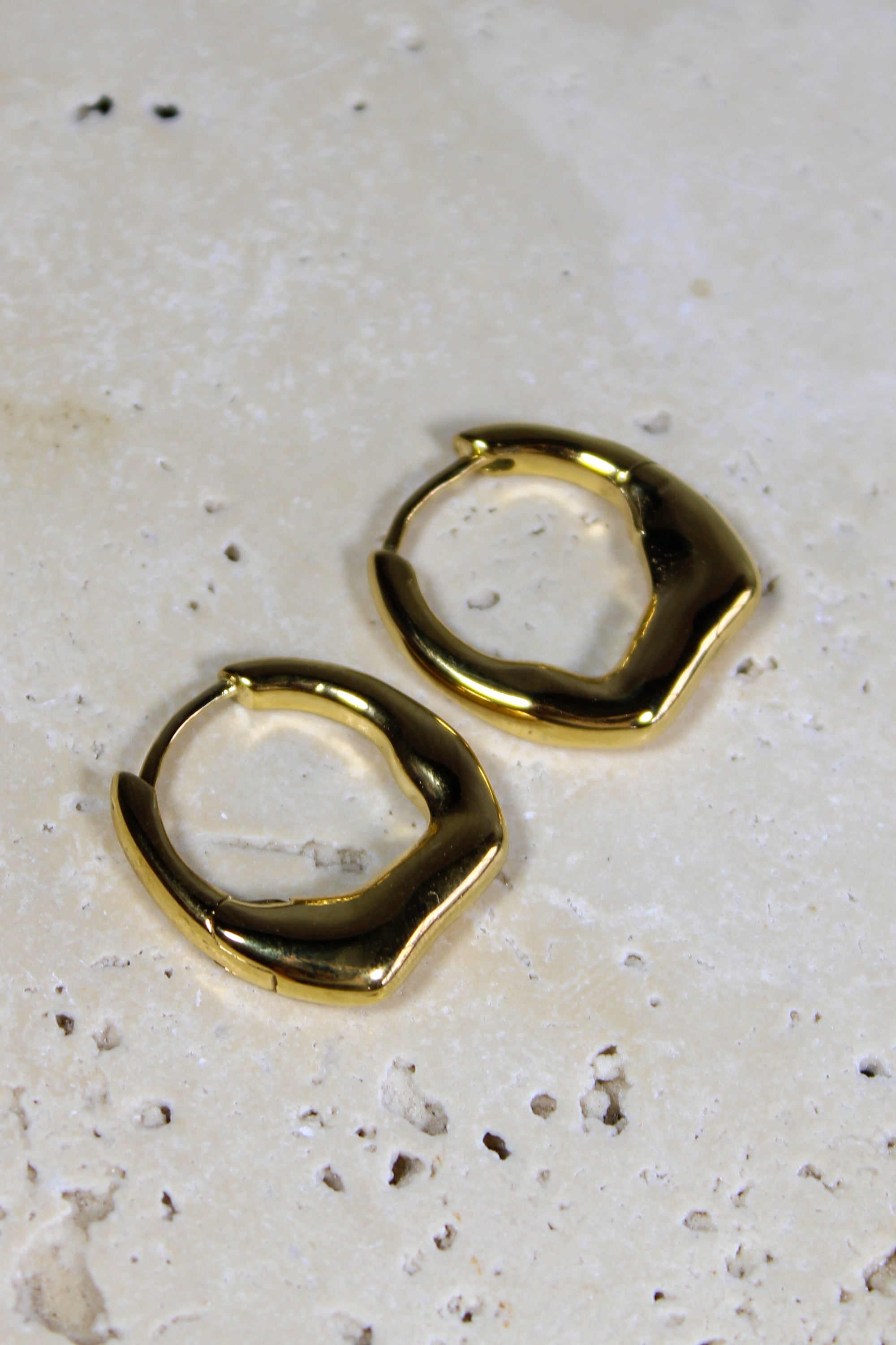 Rune Gold Earrings