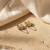Elara Two Tone chain Earring