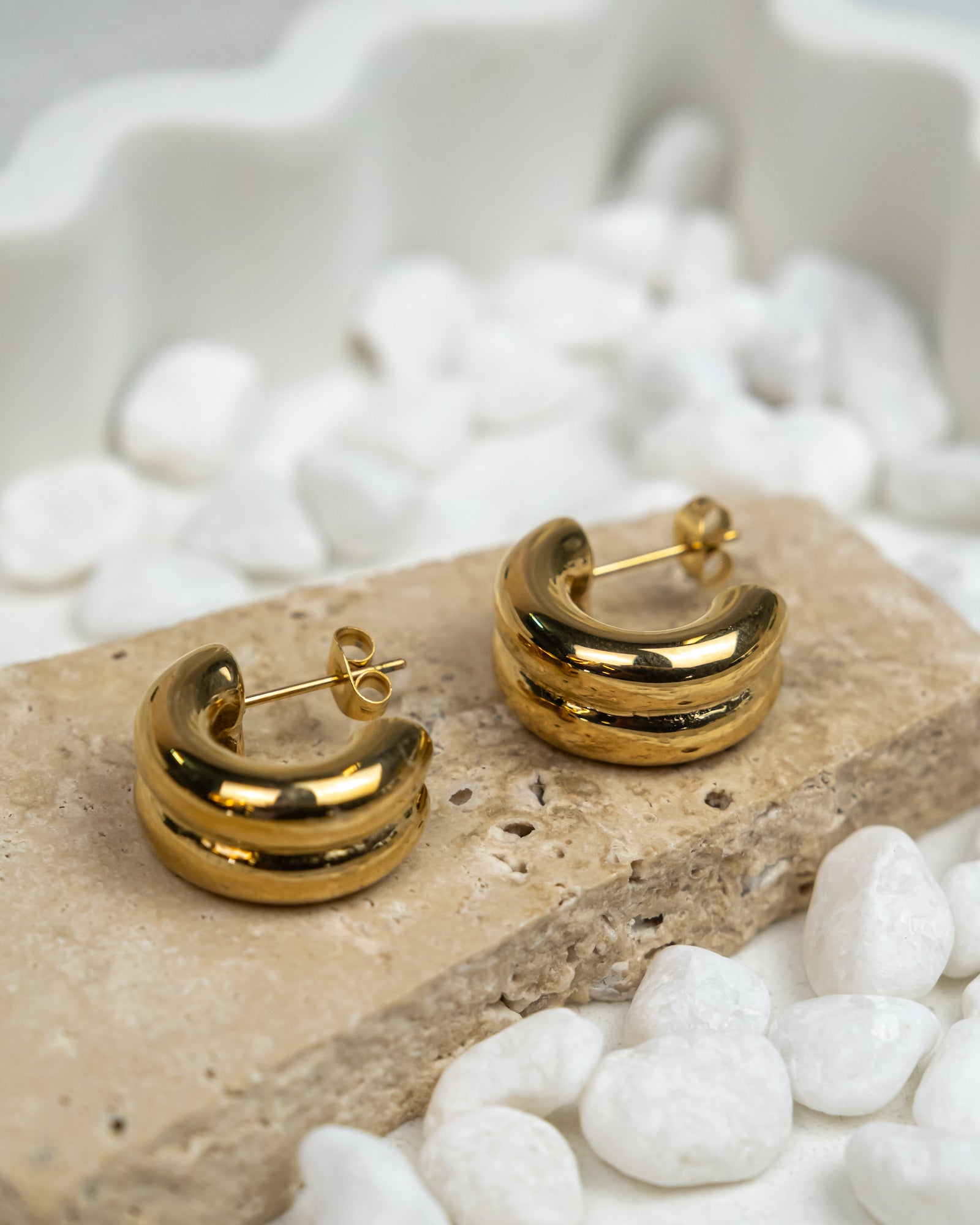 Ulani Macaroni Stud Earrings